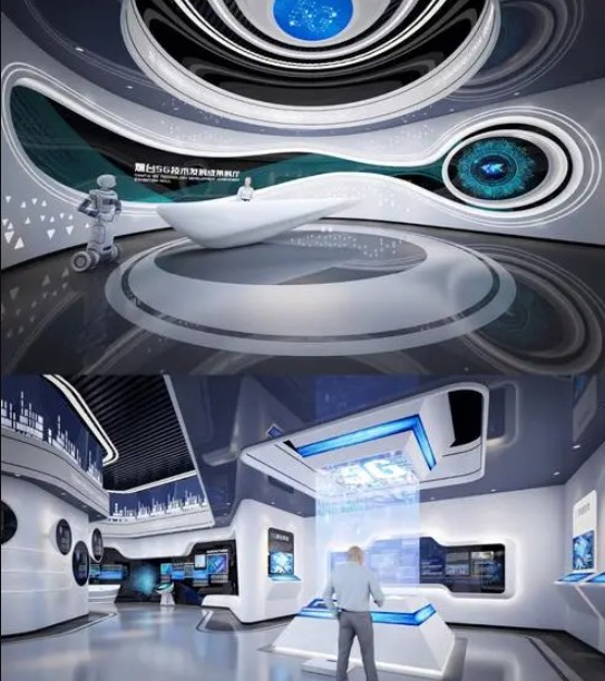 蓝冠注册数字展厅设计要点