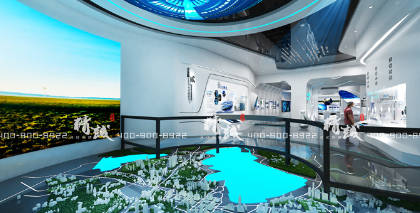 蓝冠网址展厅中的数字沙盘有哪些作用？